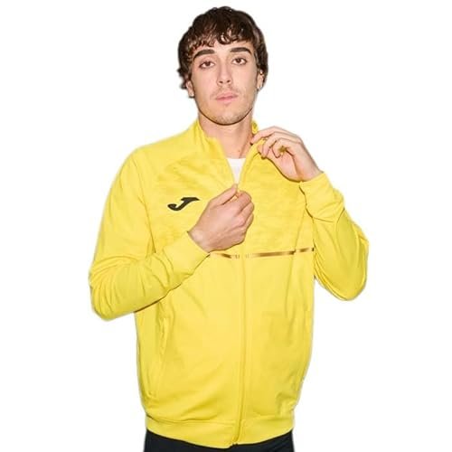 Joma Męska kurtka sportowa z długim rękawem, XS-3XL, oddychająca, z bocznymi kieszeniami, idealna do biegania i treningu, Record III