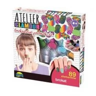 Zabawy w naśladowanie dorosłych - Dromader KLOCKI Atelier Glamour Brokatowe paznokcie w pud 00861 - miniaturka - grafika 1