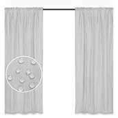 Zasłony - Zasłona Ogrodowa Wodoodporna Tarasowa na Taśmie Żabki Tunel Haczyki 140 x 250 - miniaturka - grafika 1