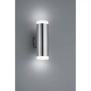 Reality Leuchten Reality lampy lampa zewnętrzna lampa ścienna, metal, zintegrowana, 4 W, nikiel matowy, 8 x 5.2 x 8.3 cm R28212107 Aracati - Lampy ścienne - miniaturka - grafika 2