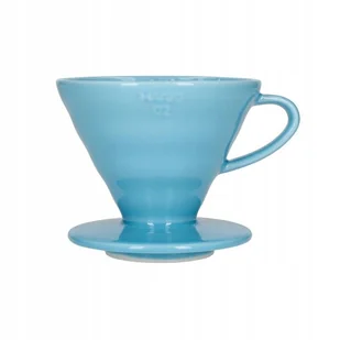 Hario ceramiczny Drip V60-02 Niebieski - Zaparzacze i kawiarki - miniaturka - grafika 1