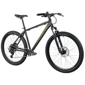 Rowery - Rower górski MTB INDIANA X-Pulser 3.7 M19 27.5 cala męski Czarno-brązowy - miniaturka - grafika 1