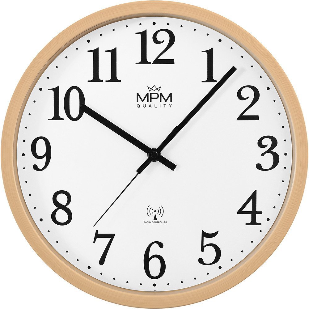Zegar ścienny MPM E01.4503.50 31 cm radiowy cichy .
