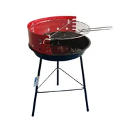 Grille - Grill okrągły 45 x 32 cm czarno-czerwony - miniaturka - grafika 1