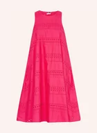 Sukienki - Tommy Hilfiger Sukienka Z Dziurkowanej Koronki pink - miniaturka - grafika 1
