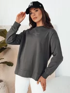 Bluzy damskie - Bluza damska ERIAN grafitowa Dstreet BY1276-M - miniaturka - grafika 1