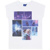 Koszulki i topy damskie - Biały, damski t-shirt Kraina Lodu DISNEY XL - miniaturka - grafika 1