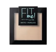 Pudry do twarzy - Maybelline Fit Me Matte Poreless Pressed Powder puder matujący do twarzy w kompakcie 105 Natural Ivory 9g 3600531384159 [12321364] - miniaturka - grafika 1