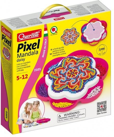 Quercetti Mozaika Pixel Mandala Daisy 1200el. 040-2101