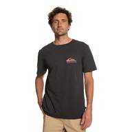 Koszulki męskie - Męska Koszulka z krótkim rękawem QUIKSILVER PASTIMEPARADISE TEES EQYZT07252-KVJ0 – Czarny - miniaturka - grafika 1