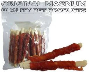 Magnum Patyczki Ze Skóry Bydlęcej Z Kaczką 250G - Przysmaki dla psów - miniaturka - grafika 1