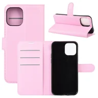 Etui i futerały do telefonów - Etui na telefon komórkowy Cover Wallet Bookstyle Case Bumper, Kolor: różowy, Wybierz model: Apple iPhone 12 / 12 Pro - miniaturka - grafika 1