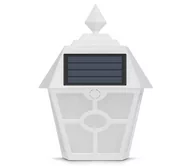 Lampy ogrodowe - LED Kinkiet solarny LED/1,2V 600mAh IP44 biały - miniaturka - grafika 1