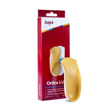 Komfortowe, skórzane wkładki do butów dla dzieci Kaps Ortica