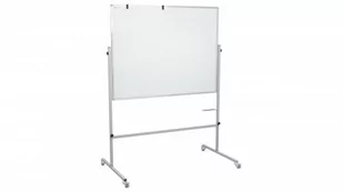 Tablica mobilna dwustronna, obrotowa, suchościeralna, magnetyczna, 180x120 cm - Tablice i flipcharty - miniaturka - grafika 1