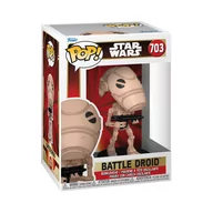 Figurki dla dzieci - Funko POP! Star Wars, figurka kolekcjonerska, Battle Droid, 703 - miniaturka - grafika 1