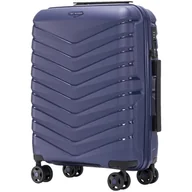 Walizki - Walizka kabinowa Wings PHOENIX polipropylen 20" NAVY BLUE - miniaturka - grafika 1