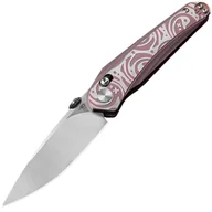 Noże - Nóż składany Bestech Knives Mothus - Satin Blade/Purple Titanium - miniaturka - grafika 1