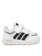 Buty dla dziewczynek - adidas Sneakersy Tensaur Switch JQ4754 Biały - miniaturka - grafika 1