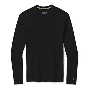 Smartwool Męskie Merino 250 Baselayer Crew Boxed Termiczne topy, czarny, XL - Koszulki i topy damskie - miniaturka - grafika 1