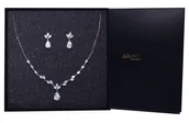Zestawy biżuterii dla kobiet - Komplet ślubny MAYA silver - miniaturka - grafika 1
