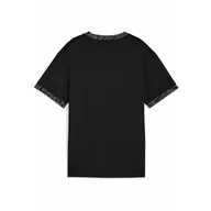 Odzież sportowa dziecięca - Młodzieżowa koszulka Essentials ze zwierzęcym wzorem o luźnym kroju PUMA Black - miniaturka - grafika 1