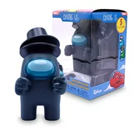 Figurki dla dzieci - Figurki kolekcjonerskie Just Toys LLC Among Us, seria 2 (czarna z cylindrem) - miniaturka - grafika 1