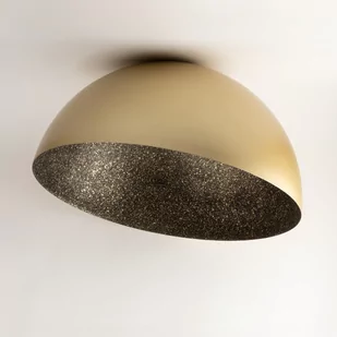 Sigma Sfera 32480 plafon lampa sufitowa 1x60W E27 czarny/złoty - Lampy sufitowe - miniaturka - grafika 1