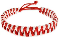 Bransolety męskie - BRANSOLETKA W BARWACH POLSKI kolor czerwony styl surferski kolor biały styl żeglarski węzeł symbole patriotyczne (ar2080) - miniaturka - grafika 1