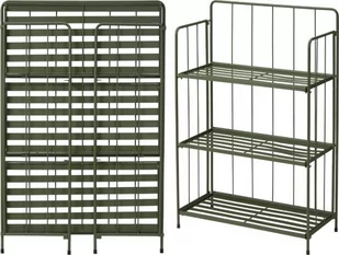 Regał metalowy na kwiaty rośliny zioła 3-poziomowy kwietnik 90cm - Kwietniki - miniaturka - grafika 1