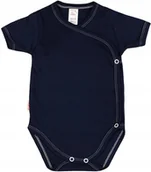 Body dla niemowląt - Body KOPERTOWE K/R 100% Bawełna GRANAT r 56 KLEKLE - miniaturka - grafika 1