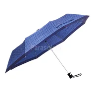 Parasole - Parasol męski składany Blue Drop, granatowy - miniaturka - grafika 1