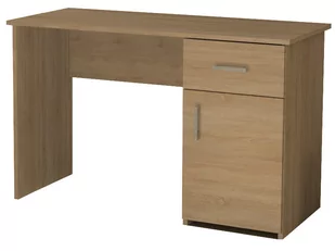 Biurko FRANEK 120 cm z szuflada SONOMA - Biurka - miniaturka - grafika 1
