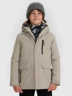 Kurtki i płaszcze dla chłopców - 4F Kurtka przejściowa membrana 5000 chłopięca - beżowa 122 (6-7 lat) - miniaturka - grafika 1