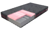 Materace - Materac piankowy DYNAMIC Profilowana pianka VISCO, pianka poliuretanowa, pokrowiec JAQUARD - 180 x 200 - H4 twardy / H3 średnio twardy - 22 cm - miniaturka - grafika 1