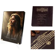 Ikony i obrazy sakralne - Naklejana ikona religijna z cytatem - Jezus Chrystus - miniaturka - grafika 1