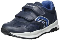 Buty dla chłopców - Geox J Pavel A sneakersy chłopięce, Navy Dk Avio, 24 EU - miniaturka - grafika 1