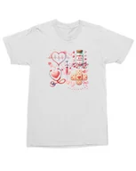 Koszulki męskie - Koszulka dla lekarza Serce i medycyna pielęgniarki medyczna Biała M - miniaturka - grafika 1