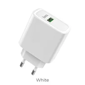 Ładowarki do telefonów - Ładowarka sieciowa Hoco Dynamic Power USB QC3.0 5A C69A kompatybilna ze smartfonami biała - miniaturka - grafika 1