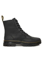 Botki męskie - Dr. Martens Trzewiki Combs Leather Casual Boots DM26007001 Czarny - miniaturka - grafika 1