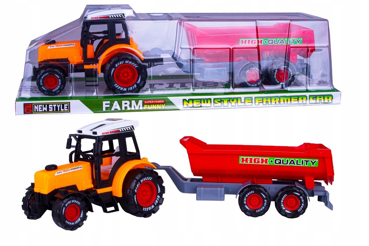 Auto Pojazd Traktor Z Przyczepą High Quality