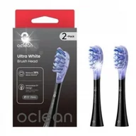 Końcówki do szczoteczek elektrycznych - Końcówki do szczoteczki Oclean Ultra White UW01 2 szt. Czarne - miniaturka - grafika 1