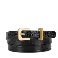 Paski - Pasek Damski Gino Rossi BLYL24003-3 CR Czarny - miniaturka - grafika 1