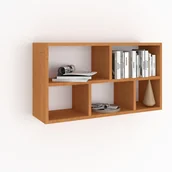 Półki do salonu - Połka Wisząca 4P Olcha 80X50X20 Cm - Pozioma Lub Pionowa - miniaturka - grafika 1