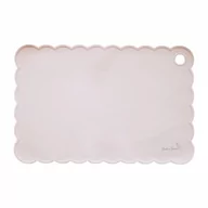 Miseczki i talerzyki dla dzieci - Pasteloworóżowa silikonowa podkładka JackOJuno - miniaturka - grafika 1