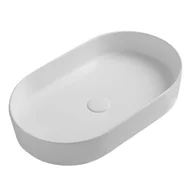 Umywalki - Olympia Ceramica Smash Umywalka nablatowa 60x36 cm biała SMA42SO6001 - miniaturka - grafika 1