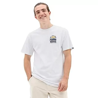 Koszulki męskie - Vans T-shirt męski z bokiem, biały, S - grafika 1