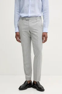 Joop! spodnie wełniane męskie kolor szary w fasonie chinos 30046591 - Spodnie męskie - miniaturka - grafika 1