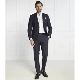 Garnitury - BOSS Wełniany garnitur H-Huge 224 | Slim Fit - grafika 1