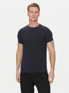 Koszulki męskie - Calvin Klein T-Shirt K10K112724 Granatowy Slim Fit - miniaturka - grafika 1